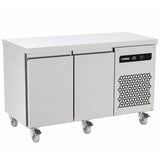 Double Hinged Door Counter Freezer