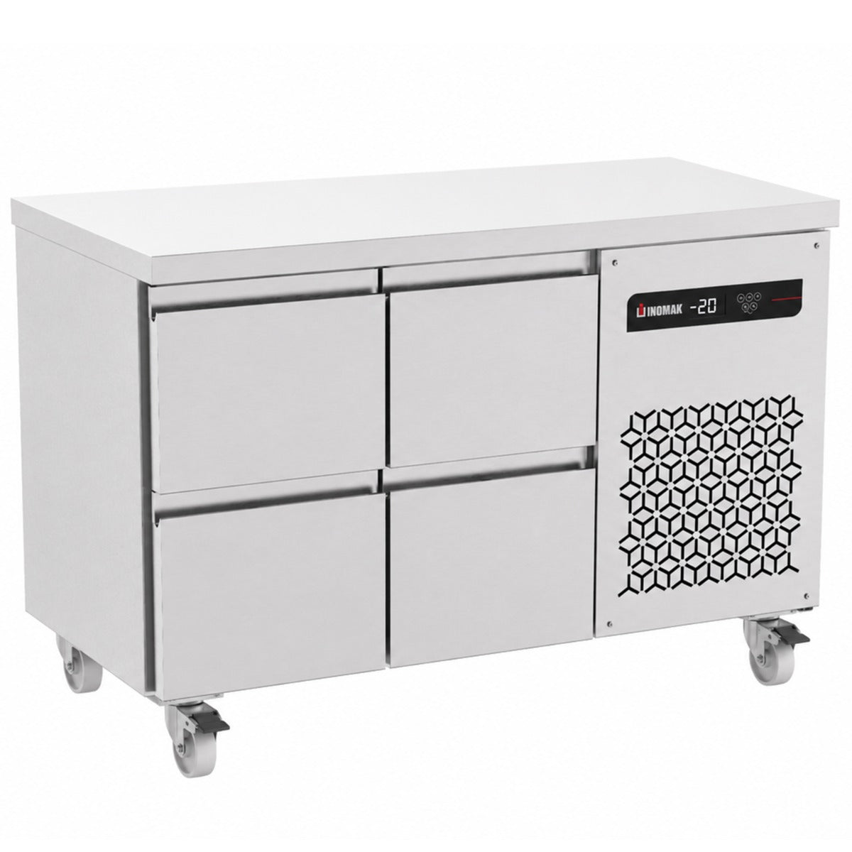 274 L Four Drawer Gastronorm Counter Refrigerator