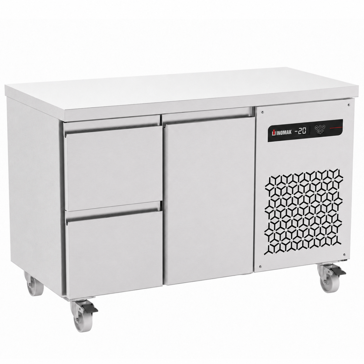 274 L Double Drawer Single Door Gastronorm Counter Refrigerator