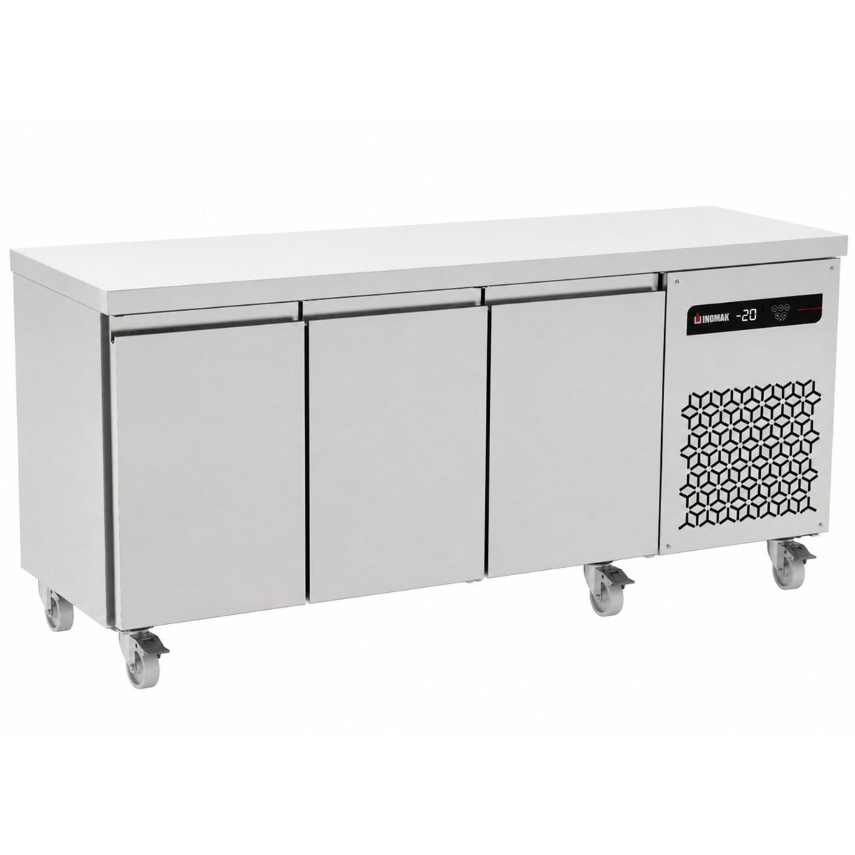 Triple Hinged Door Freezer Counter