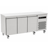 Triple Hinged Door Freezer Counter
