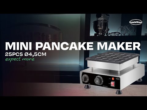 Combisteel Mini Pancake Maker 25 Pcs ø4,5 Cm