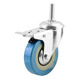 4 x Heavy Duty 100mm Swivel Castor Wheels w/ Brake Trolley Furniture Caster