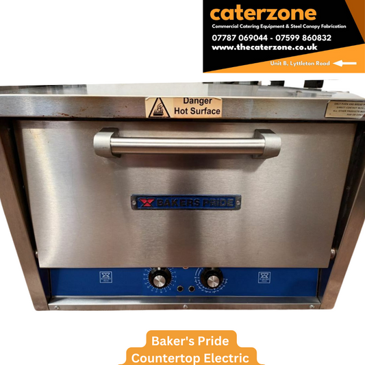 Baker's Pride Countertop Electric Double Deck Pizza Oven - Refurbished