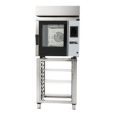 Buffalo Freestanding Smart Touchscreen Compact Combi Oven  6 x GN 1/1 with Installation Kit & Extraction Hood
