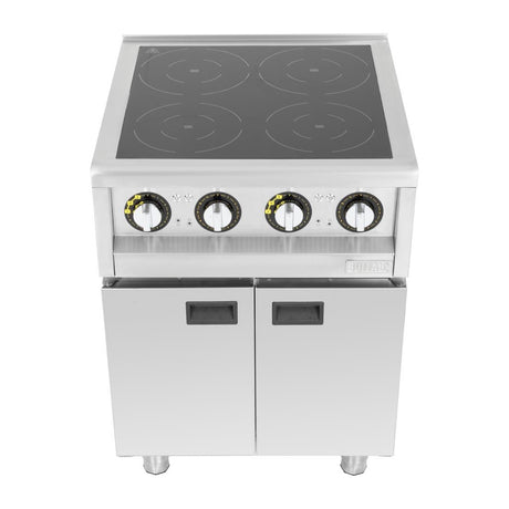 Buffalo 600 Series 4 Zone Freestanding Induction Hob 2x 3kW