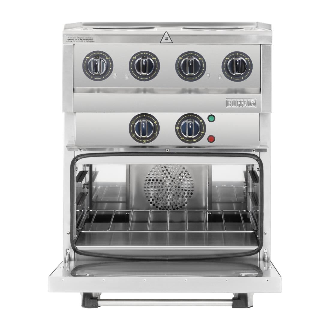 Buffalo 600 Series 4 Plate Electric Convection Oven Range