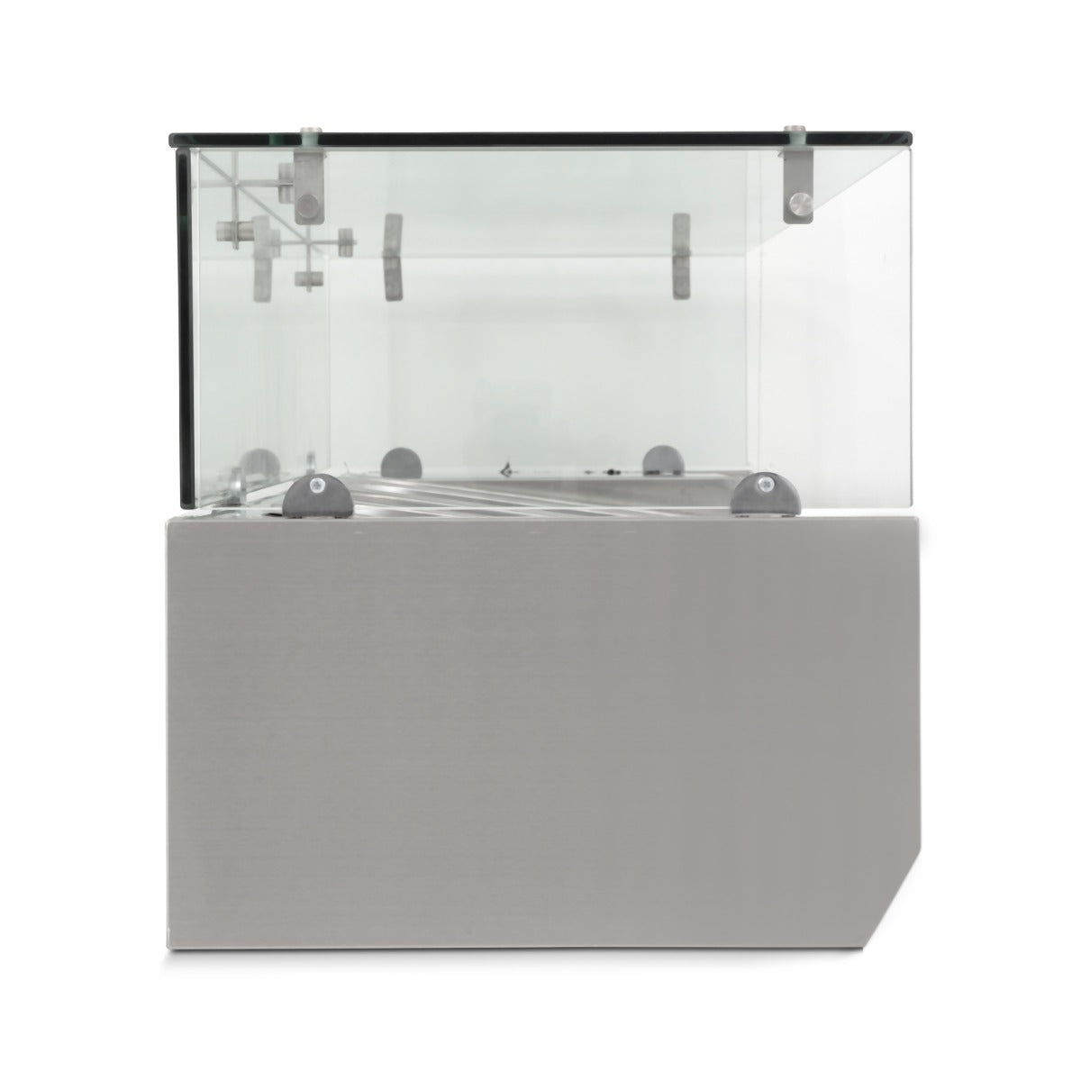 2m Glass Canopy 1/3 Gastronorm Prep Top