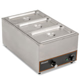 Graded 00913 Bbm1 Bain Marie With Containers 3x Gn1/3