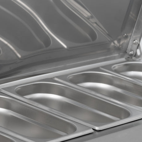 Graded 00980 Top2000 En 1/3 Gastronorm Prep Top With Hinged Lid 2000mm(w) – image 7