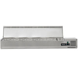 Graded 00980 Top2000 En 1/3 Gastronorm Prep Top With Hinged Lid 2000mm(w)