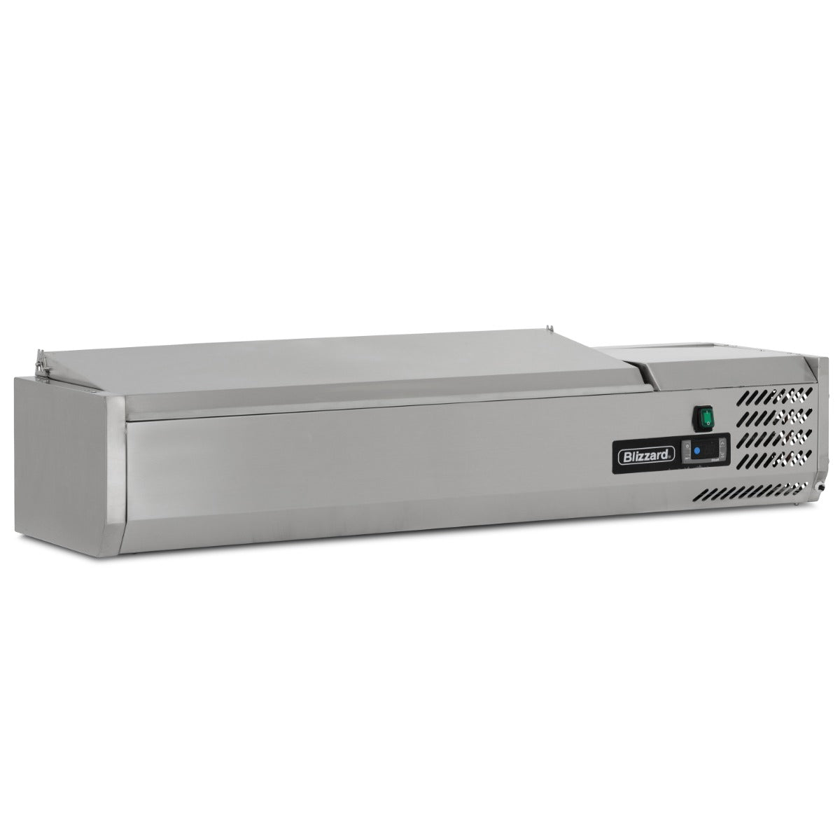 1.2m Hinged 1/4 Gastronorm Prep Top