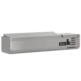 1.2m Hinged 1/4 Gastronorm Prep Top