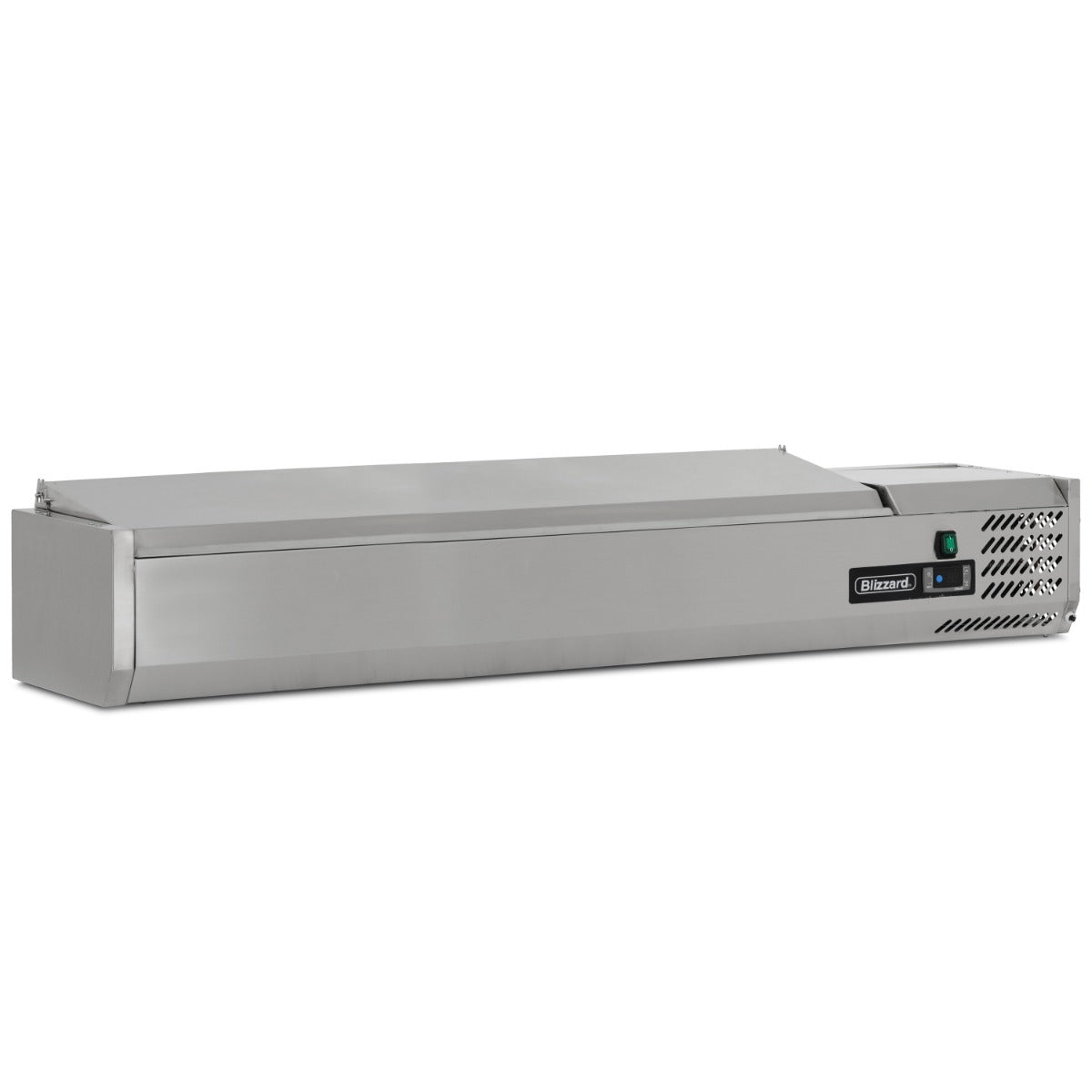 Graded 100004 Stainless Steel 1.5m Hinged 1/4 Gastronorm Prep Station