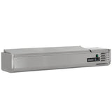 Graded 100004 Stainless Steel 1.5m Hinged 1/4 Gastronorm Prep Station