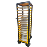 Single Service Tray Trolley 15 shelf with trays - Used