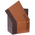 Securit Contemporary A4 Menu Covers with Storage Box Tan