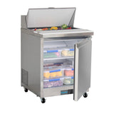 Polar U-Series Single Door Mega Top Prep Counter Fridge 154Ltr