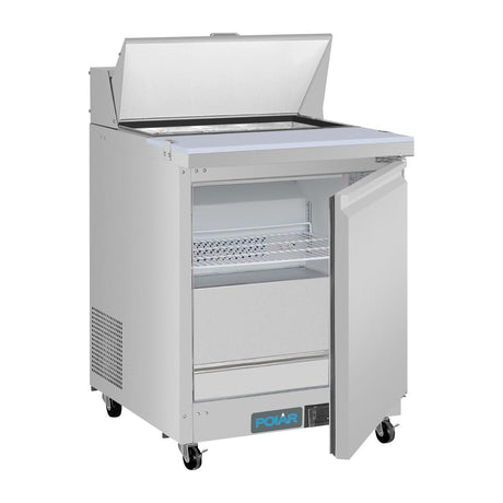 Polar U-Series Single Door Mega Top Prep Counter Fridge 154Ltr