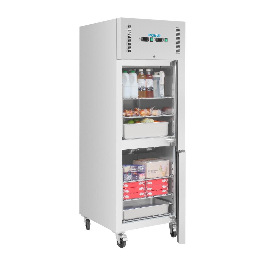 Polar U-Series Fridge Freezer 600Ltr