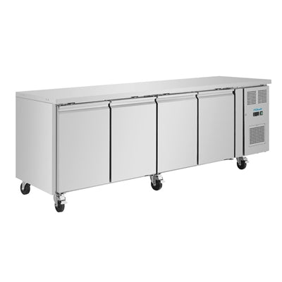 Polar U-Series Four Door Counter Fridge 553Ltr