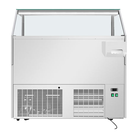 Polar U-Series 6 Pan Ice Cream Serve Over Cabinet Freezer