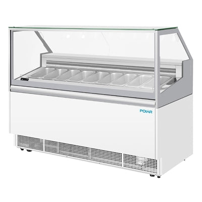 Polar U-Series 9 Pan Gelato Showcase