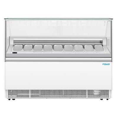 Polar U-Series 9 Pan Gelato Showcase