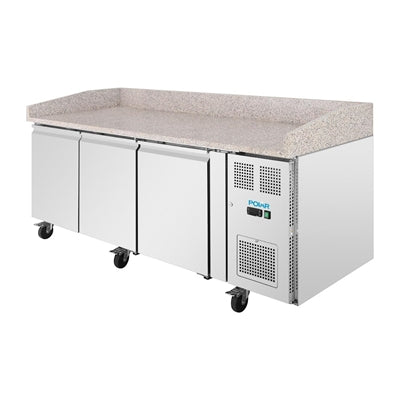 Polar U-Series Bakery Counter Fridge with Granite Top 634Ltr