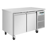 Polar U-Series Double Door Counter Fridge/Freezer 124Ltr