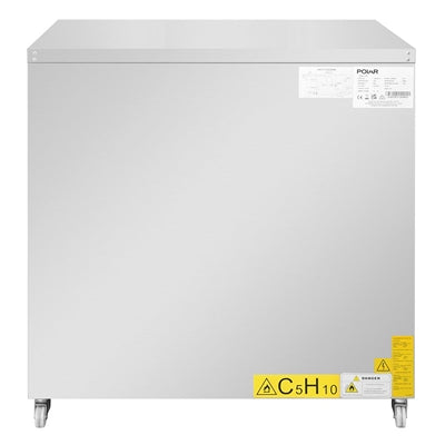 Polar U-Series Ventilated Double Door Counter Fridge