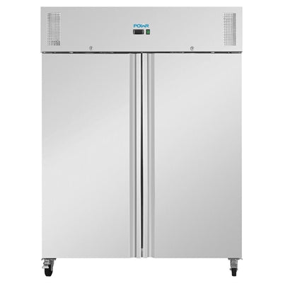 Polar U-Series Upright Double Door Fridge OR Freezer 1300Ltr