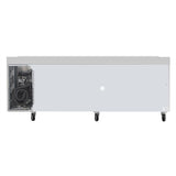 Polar U-Series Four Door Counter Fridge with Upstand 553Ltr
