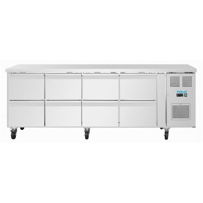 Polar U-Series Eight Drawer Gastronorm Counter Fridge