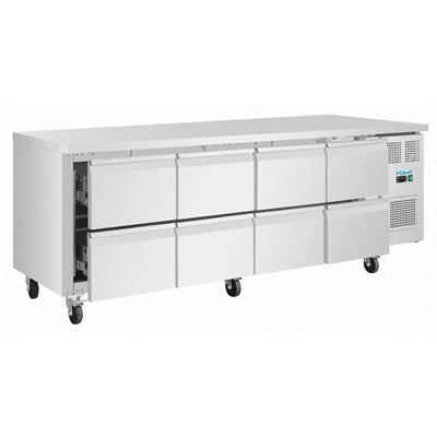 Polar U-Series Eight Drawer Gastronorm Counter Fridge