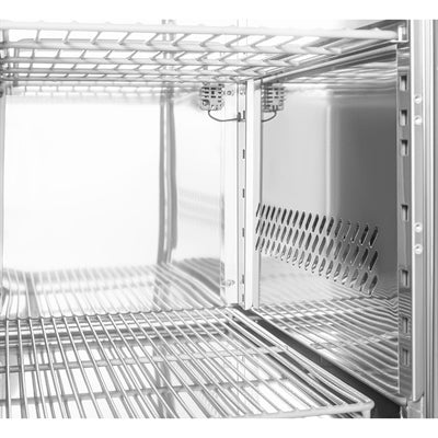 Polar U-Series Double Door Slimline Counter Fridge