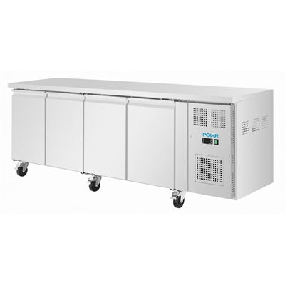 Polar U-Series Four Door Slimline Counter Fridge