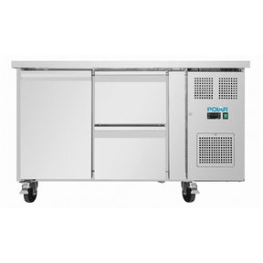 Polar U-Series 1 Door & 2 Drawer Counter Fridge