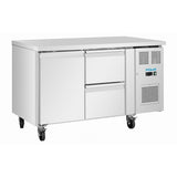 Polar U-Series 1 Door & 2 Drawer Counter Fridge