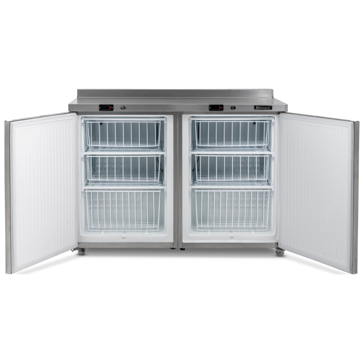 Double Hinged Door Freezer Workstation