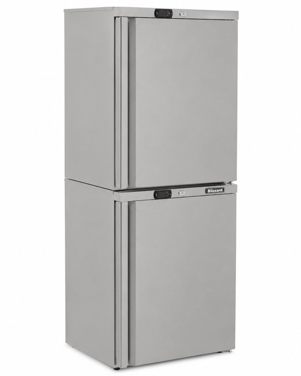 Double Hinged Door Freezer/Fridge (Stacked)