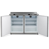 Double Hinged Door Refrigerated Workstation