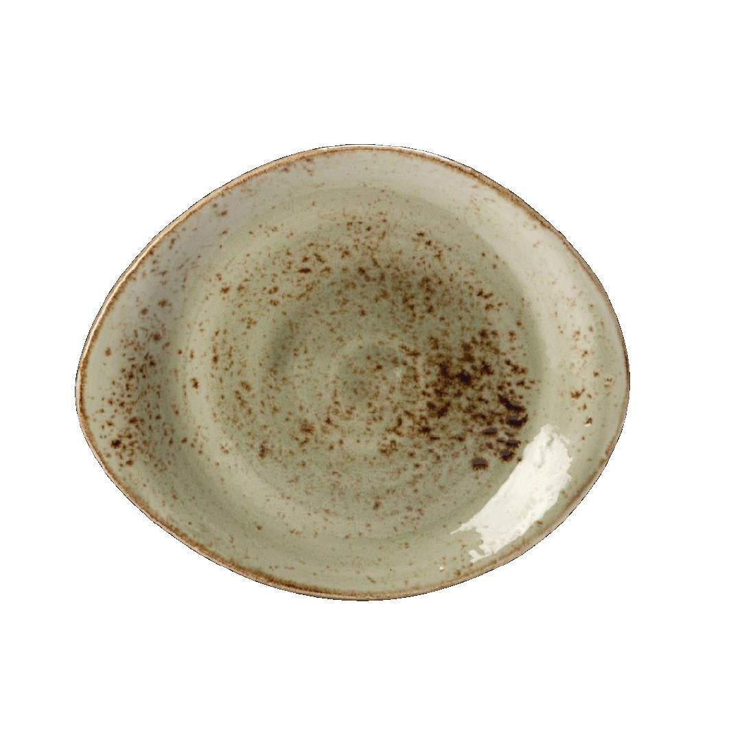 Steelite Craft Green Freestyle Plates 255mm (12 Pack)