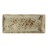 Steelite Craft Green Rectangular Platters 370 x 165mm (6 Pack)
