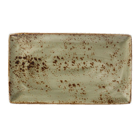 Steelite Craft Green Rectangular Platters 330x 190mm (6 Pack)