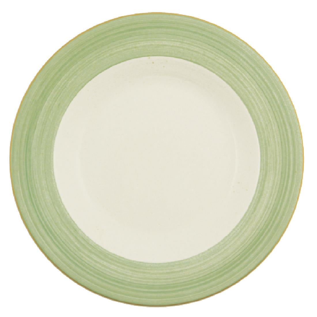 Steelite Rio Green Slimline Plates 270mm (24 Pack)