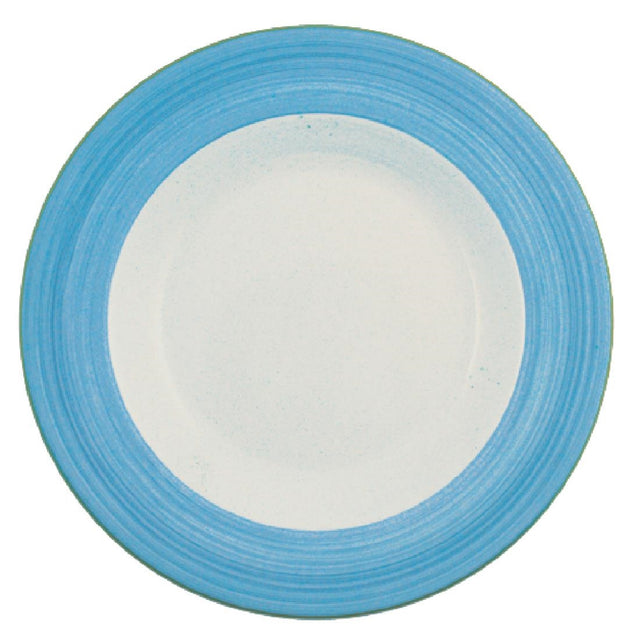 Steelite Rio Blue Slimline Plates 255mm (24 Pack)
