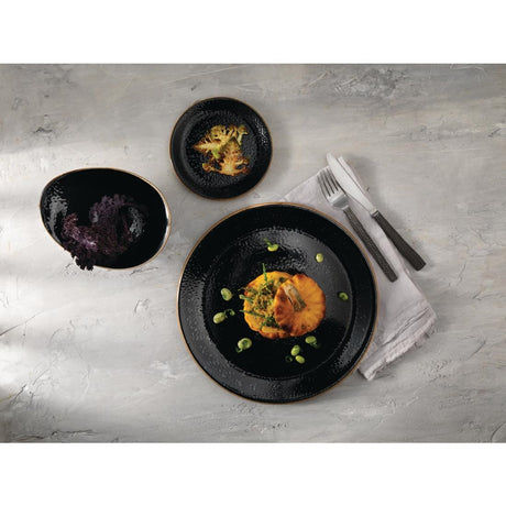 Steelite Craft Liquorice Coupe Plates 253mm (24 Pack)
