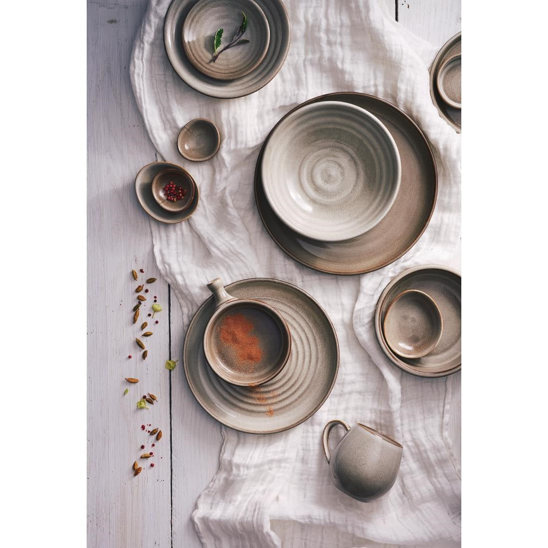 Robert Gordon Potters Collection Pier Round Deep Dishes 165mm (24 Pack)