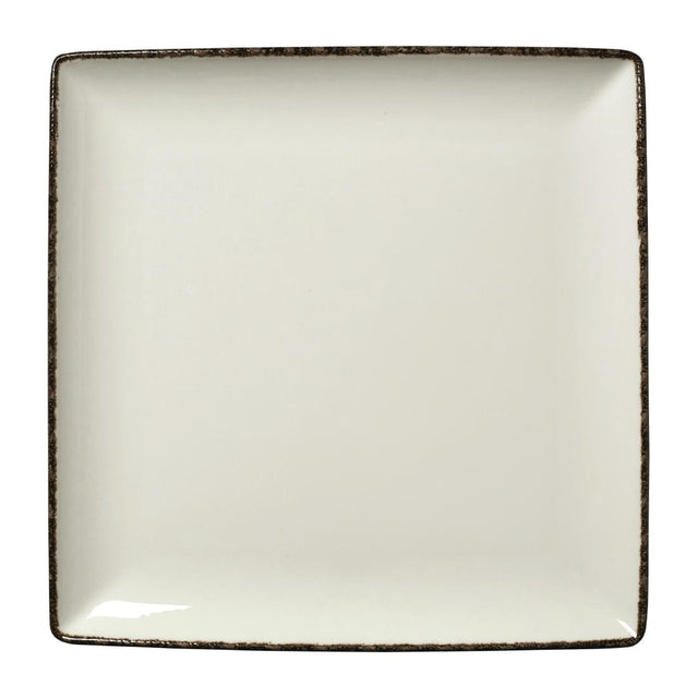 Steelite Charcoal Dapple Square One Plates 270mm (6 Pack)